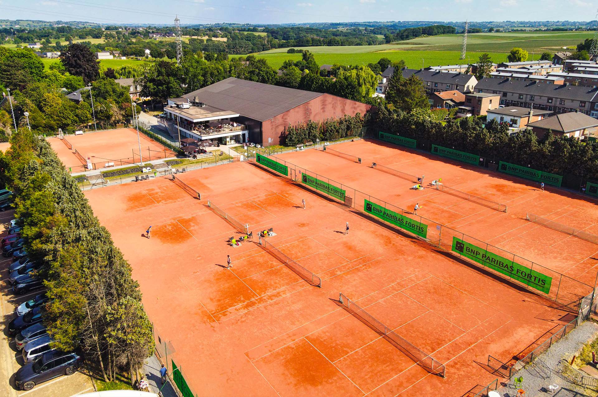 Les installations du TC Visé