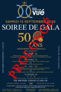 Soirée de Gala 13 septembre