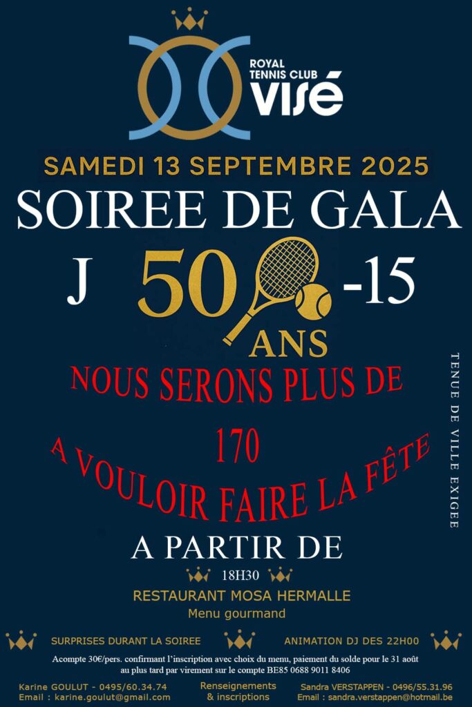 Soirée de Gala 13 septembre