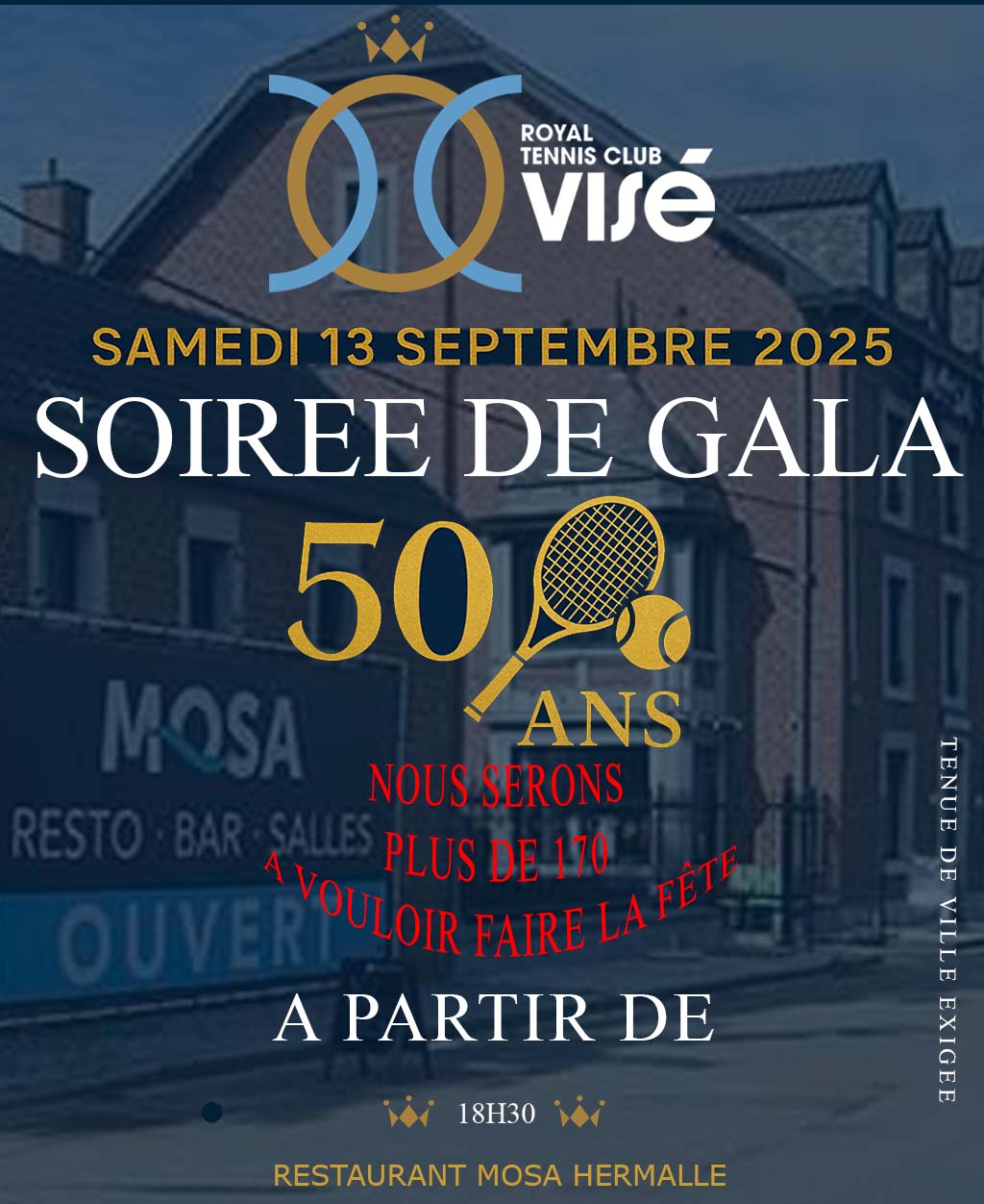 soirée de Gala 13 septembre Mosa